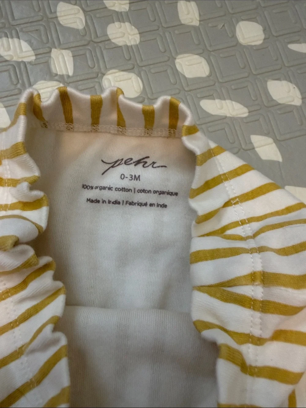 Pehr Stripes Away Yellow Stripe Baby Bloomer Shorts